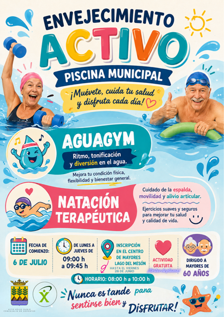 ENVEJECIMIENTO ACTIVO NATACION 